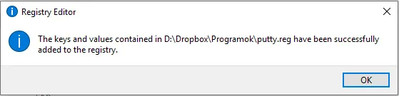 How to use PuTTY? Restore backup