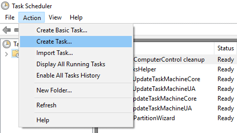 Automated PuTTY Backup - Task Scheduler