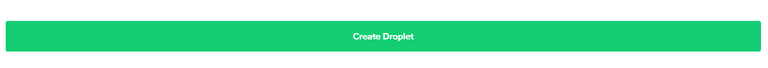 DigitalOcean Create Droplet