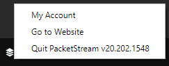 PacketStream Account