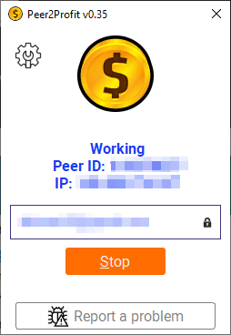 Peer2Profit - Working