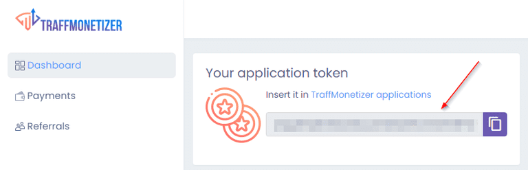 traffmonetizer application id token
