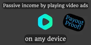 Passive income by playing video ads on any device